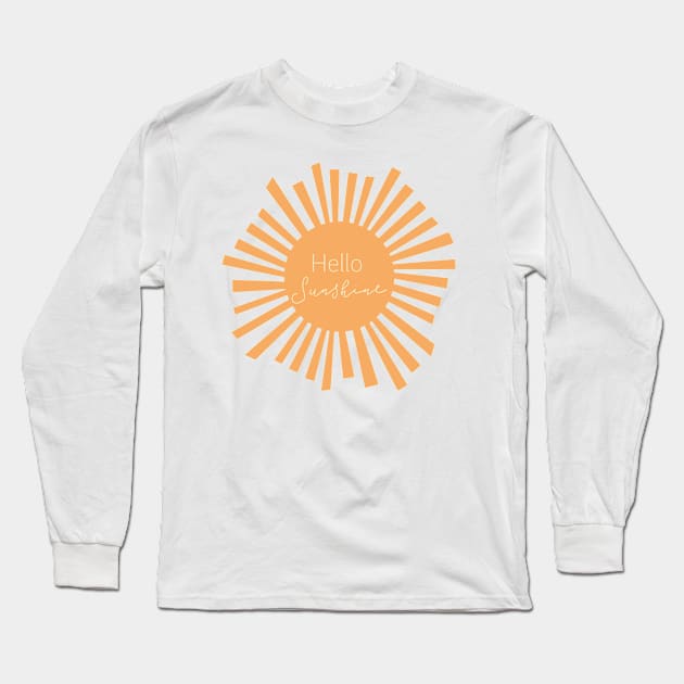 Hello Sunshine Long Sleeve T-Shirt by KathrinLegg